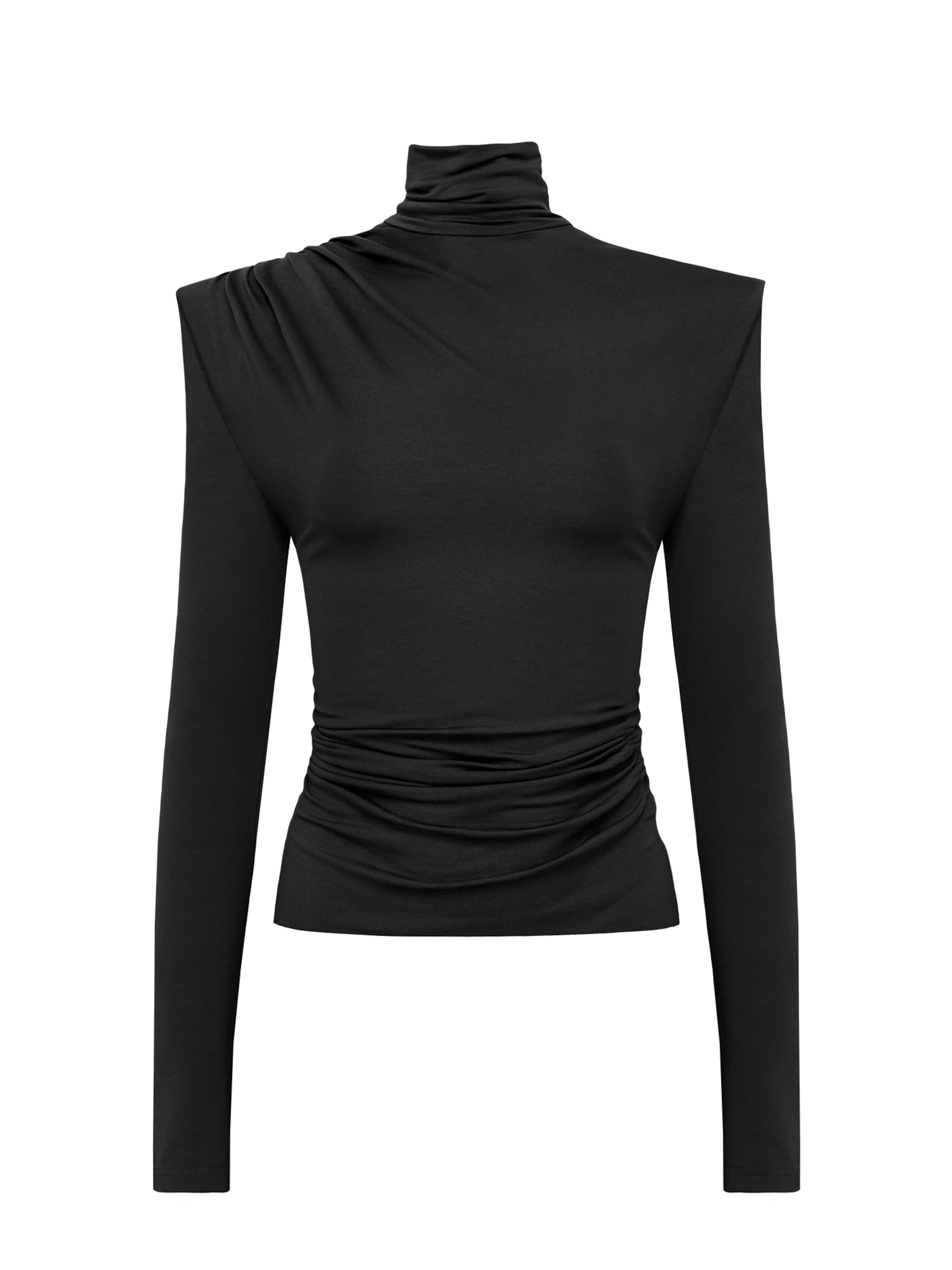 mandragora Pullover 'Varo' in Schwarz: Vorderseite