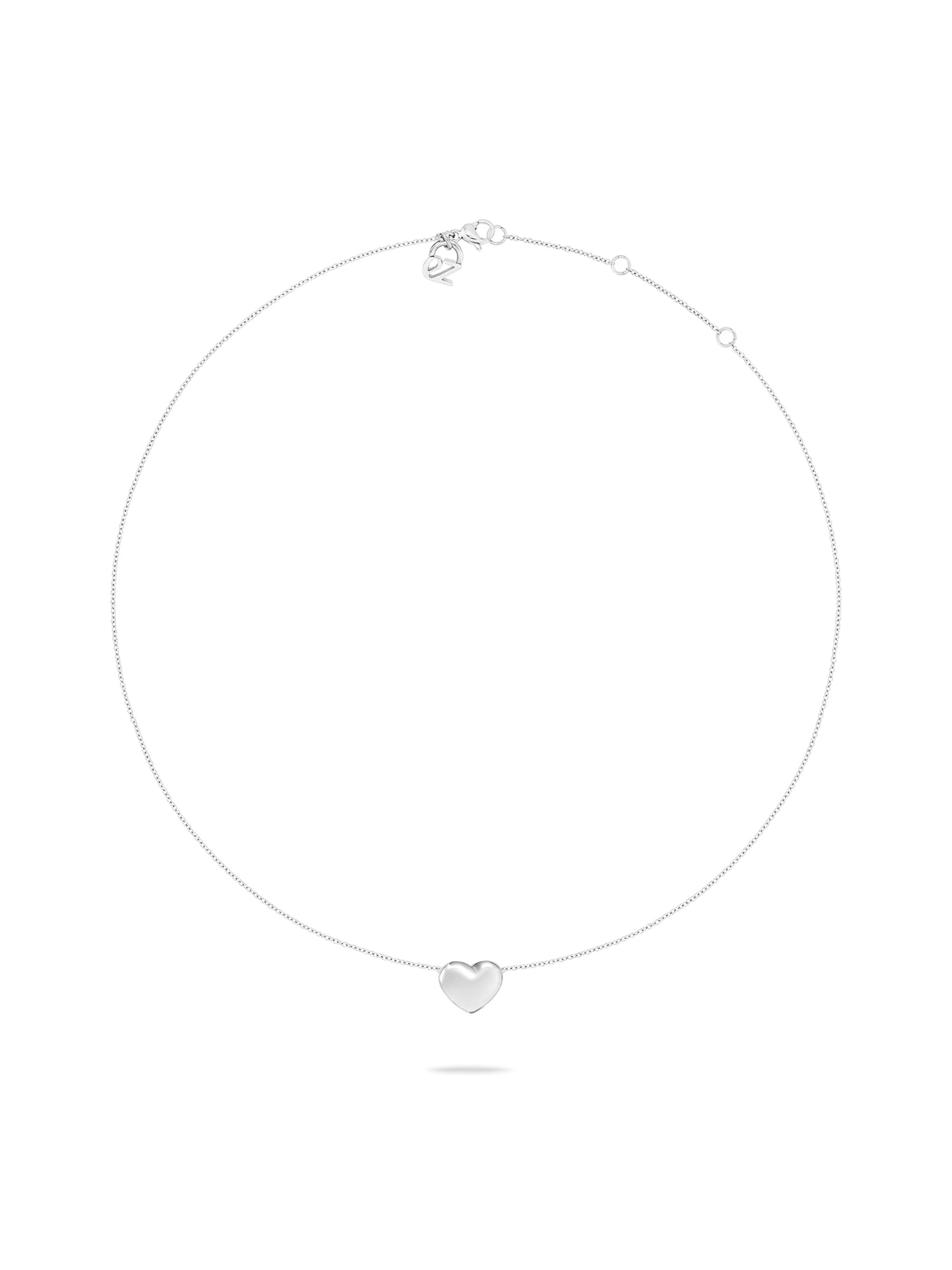 Echtzeit Necklace in Silver: front