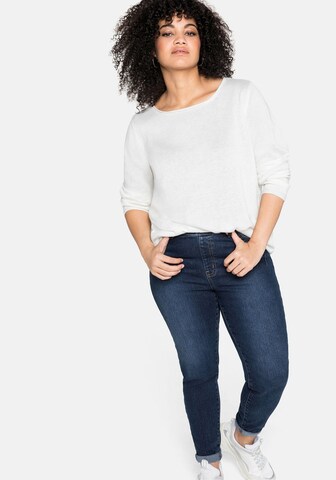 Skinny Jeggings SHEEGO en bleu : devant