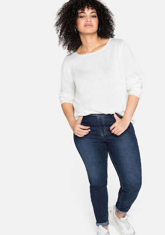 SHEEGO Skinny Jeggings i blå: framsida