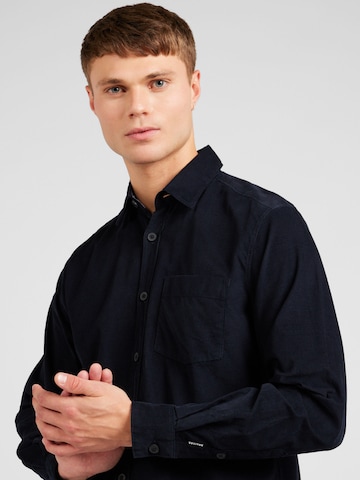 s.Oliver Regular fit Button Up Shirt in Blue