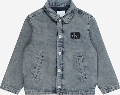 Calvin Klein Jeans Übergangsjacke in blue denim / schwarz, Produktansicht