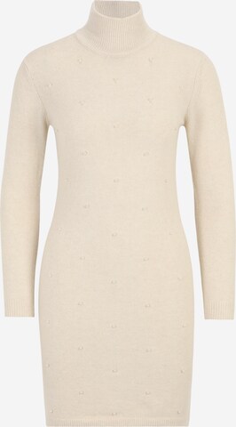 Vila Petite Gebreide jurk in Beige: voorkant