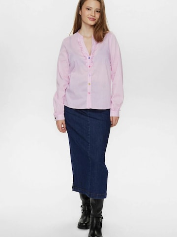 NÜMPH Bluse 'Farrah' i pink