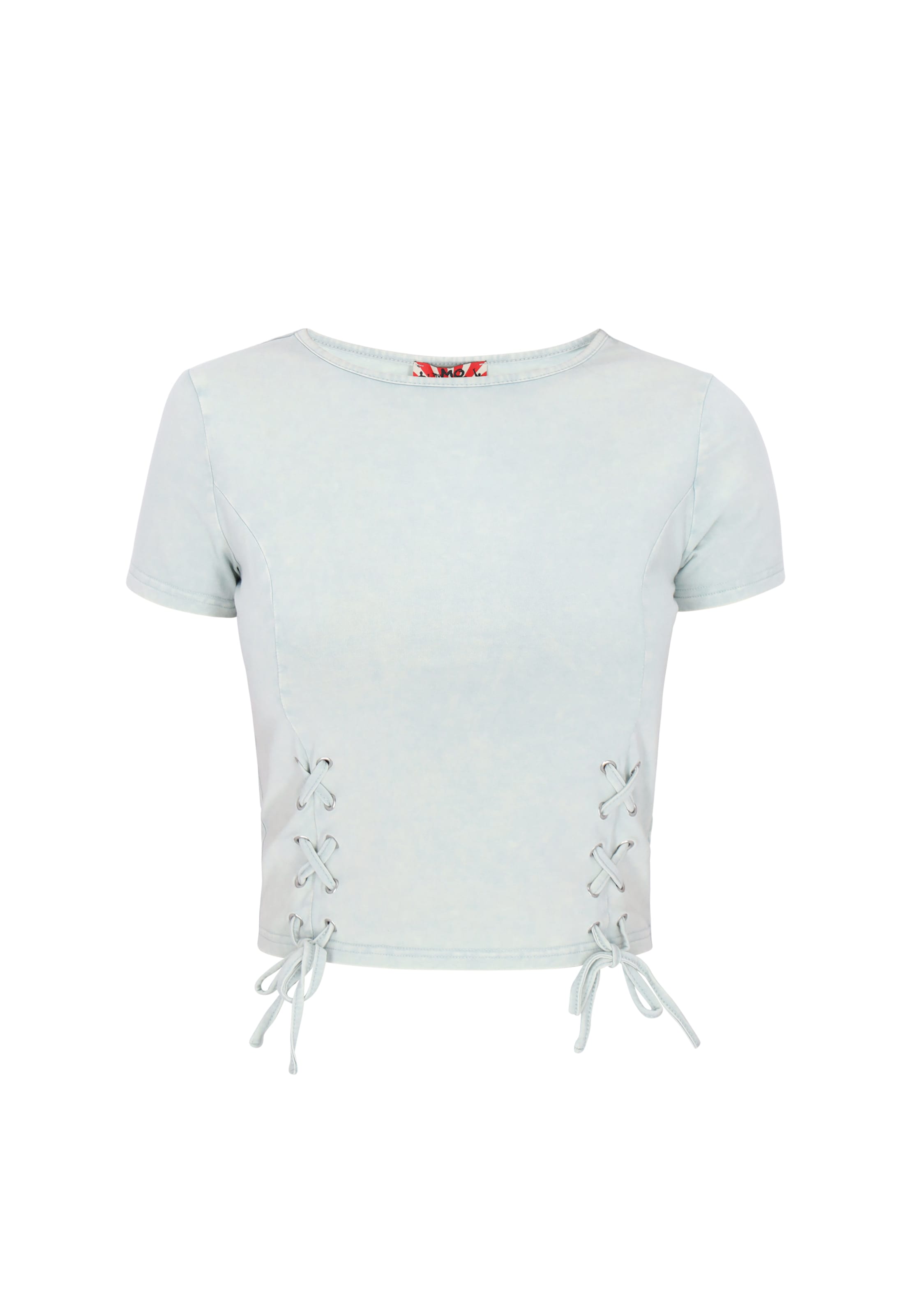 myMo ROCKS Shirt 'Rock' in Blauw: voorkant