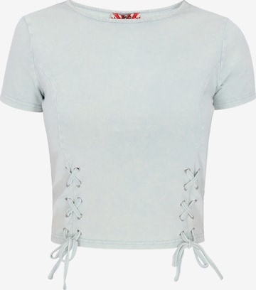 T-shirt 'Rock' myMo ROCKS en bleu : devant