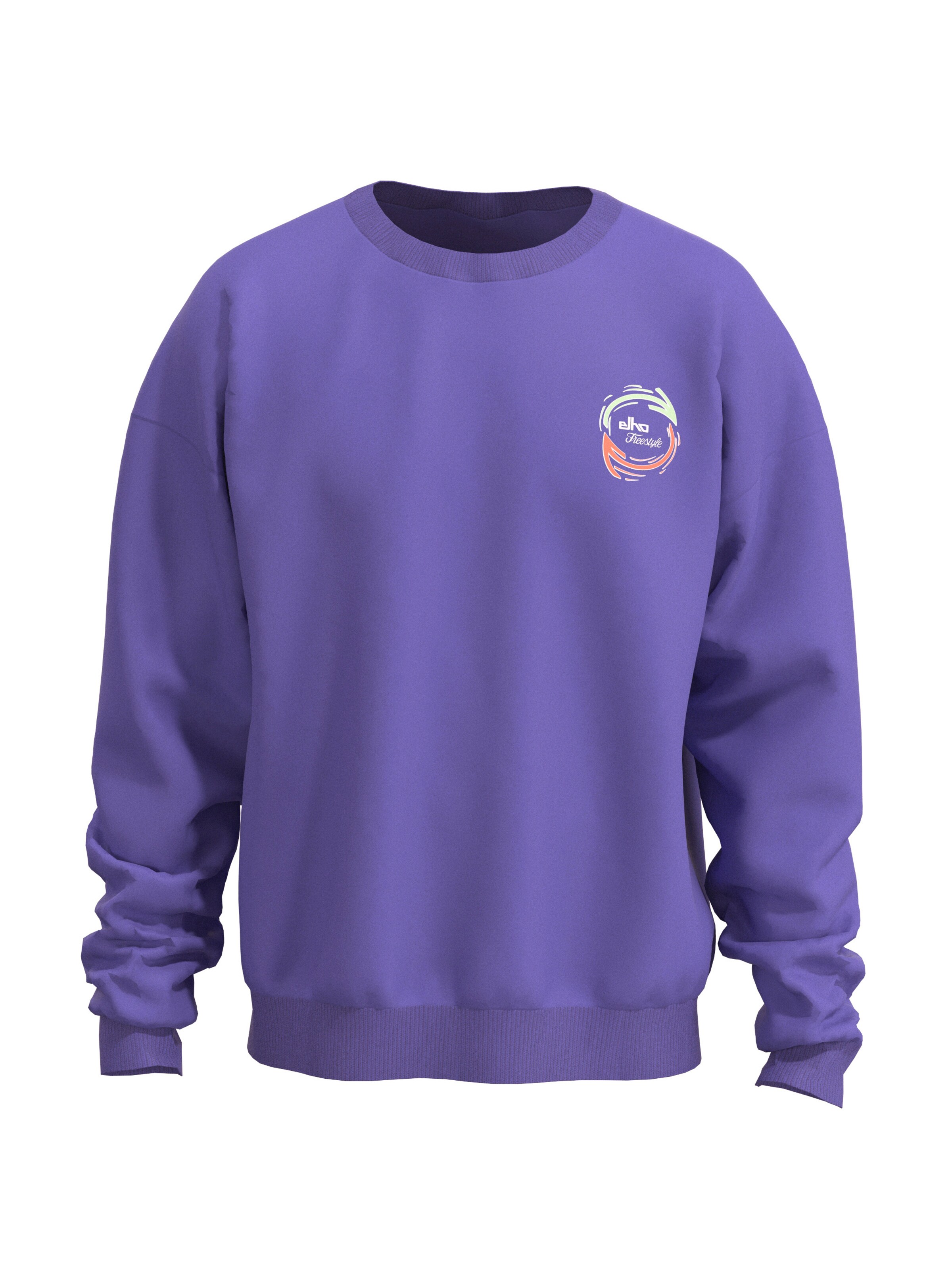 elho Sweatshirt 'MAYRHOFEN 89' in Purple: front