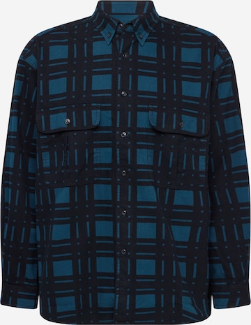 Levi's Skateboarding Button Up Shirt 'SKATE' in Black: front