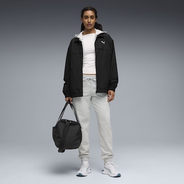 PUMA Tapered Sportbroek 'Essentials' in Grijs