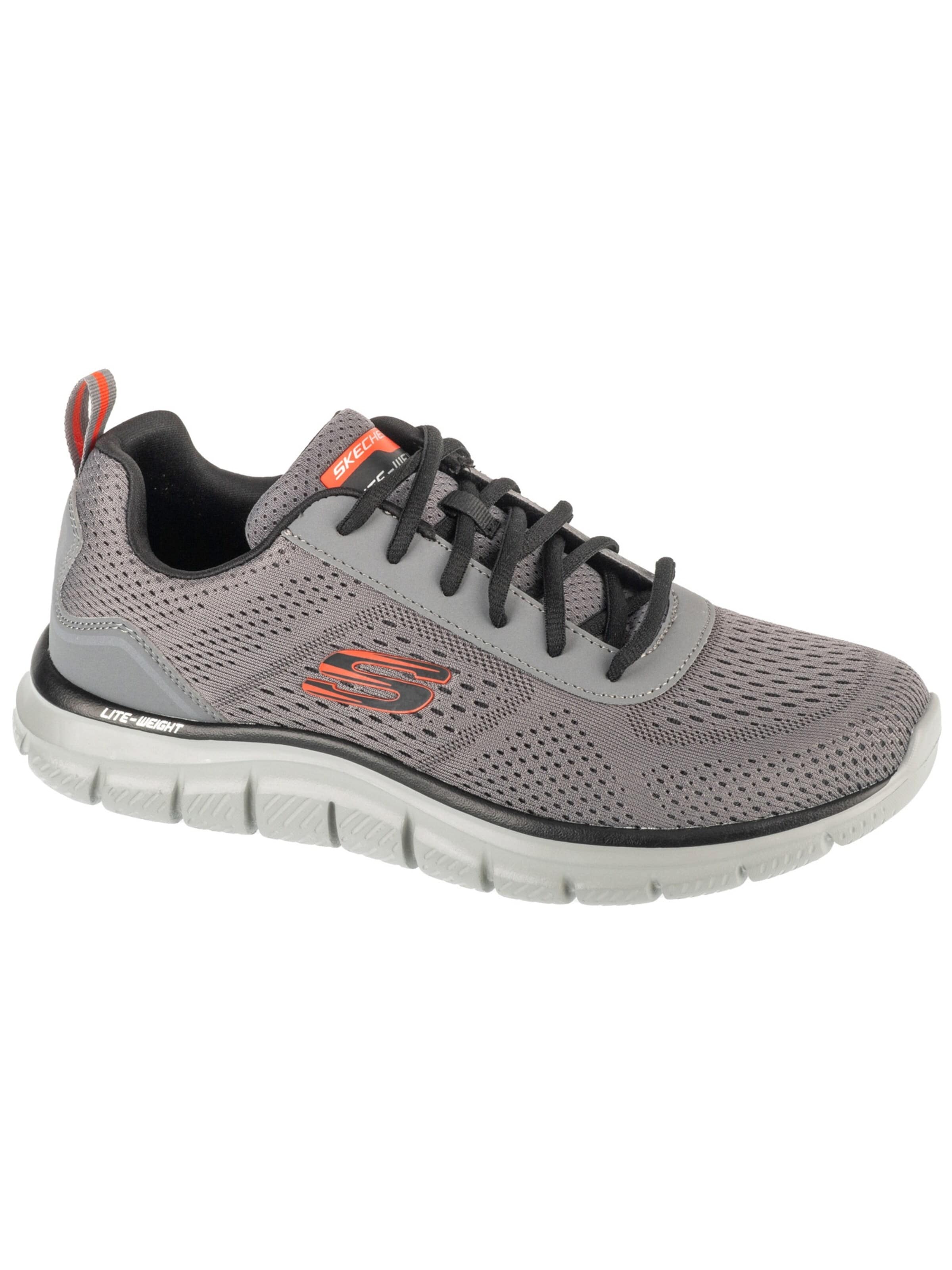 SKECHERS Rövid szárú sportcipők 'Leshur' - szürke: elől