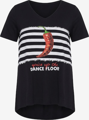 Angel of Style T-Shirt in Schwarz: Vorderseite