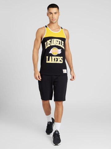 T-Shirt fonctionnel 'LA LAKERS' Mitchell & Ness en noir