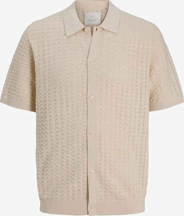 JACK & JONES - Ajuste regular Camisa en beige: frente