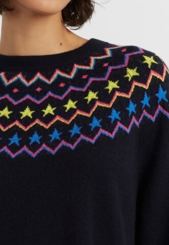 Chinti & Parker Trui 'Star Yoke' in Blauw