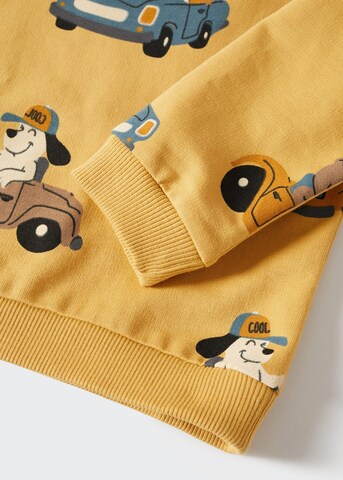 MANGO KIDS Sweatshirt 'Boom' in Gelb