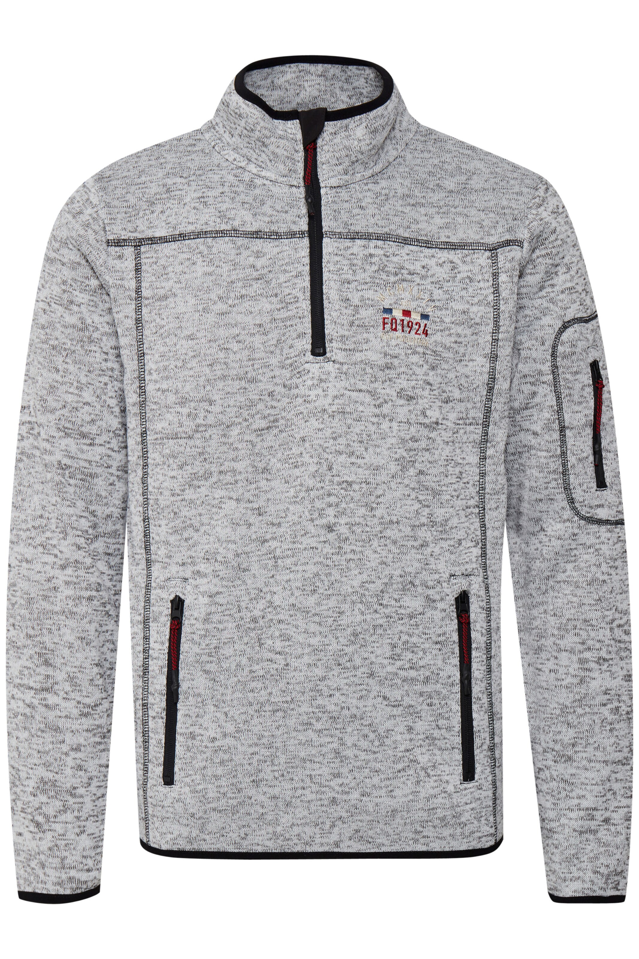 FQ1924 Sweater 'BIRK' in Grey: front