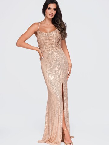 Ombre Evening dress in Gold