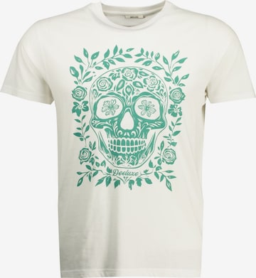 T-Shirt 'SKULITO' Deeluxe en blanc : devant