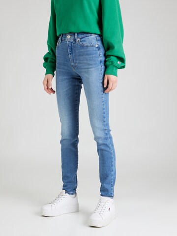 mėlyna Tommy Jeans Standartinis Džinsai 'SYLVIA HIGH RISE SKINNY': priekis