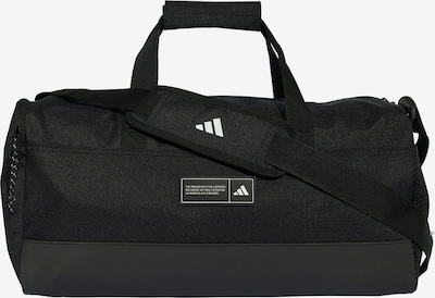 NS dydžio Sportinis krepšys iš ADIDAS PERFORMANCE, spalva – juoda / balta, Prekių apžvalga