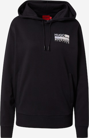 HUGO Majica 'Dasweater' | črna barva: sprednja stran