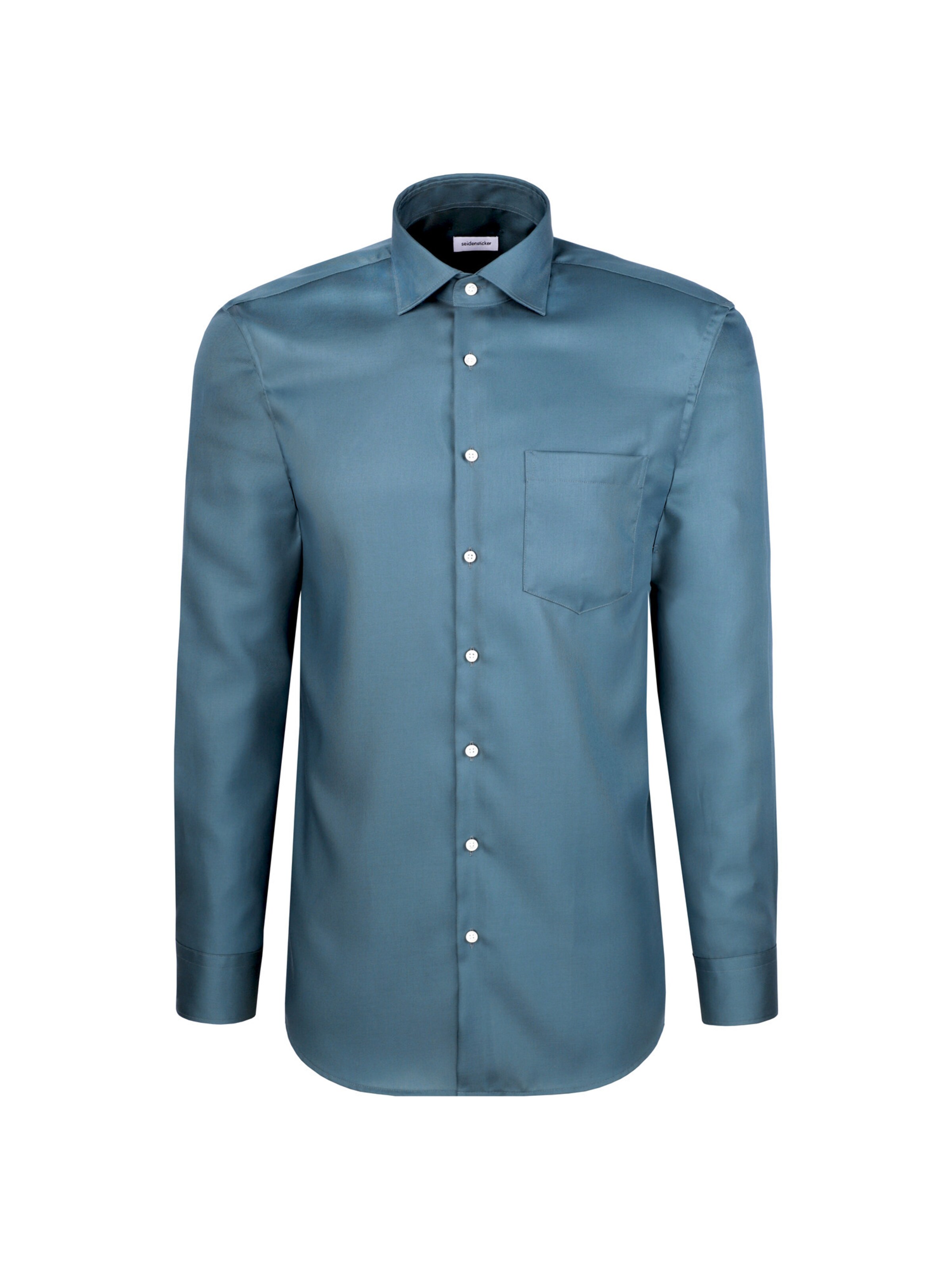 SEIDENSTICKER Hemd 'Schwarze Rose' in Grün: Vorderseite