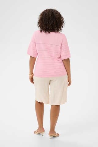 Pull-over 'KCmelia' KAFFE CURVE en rose