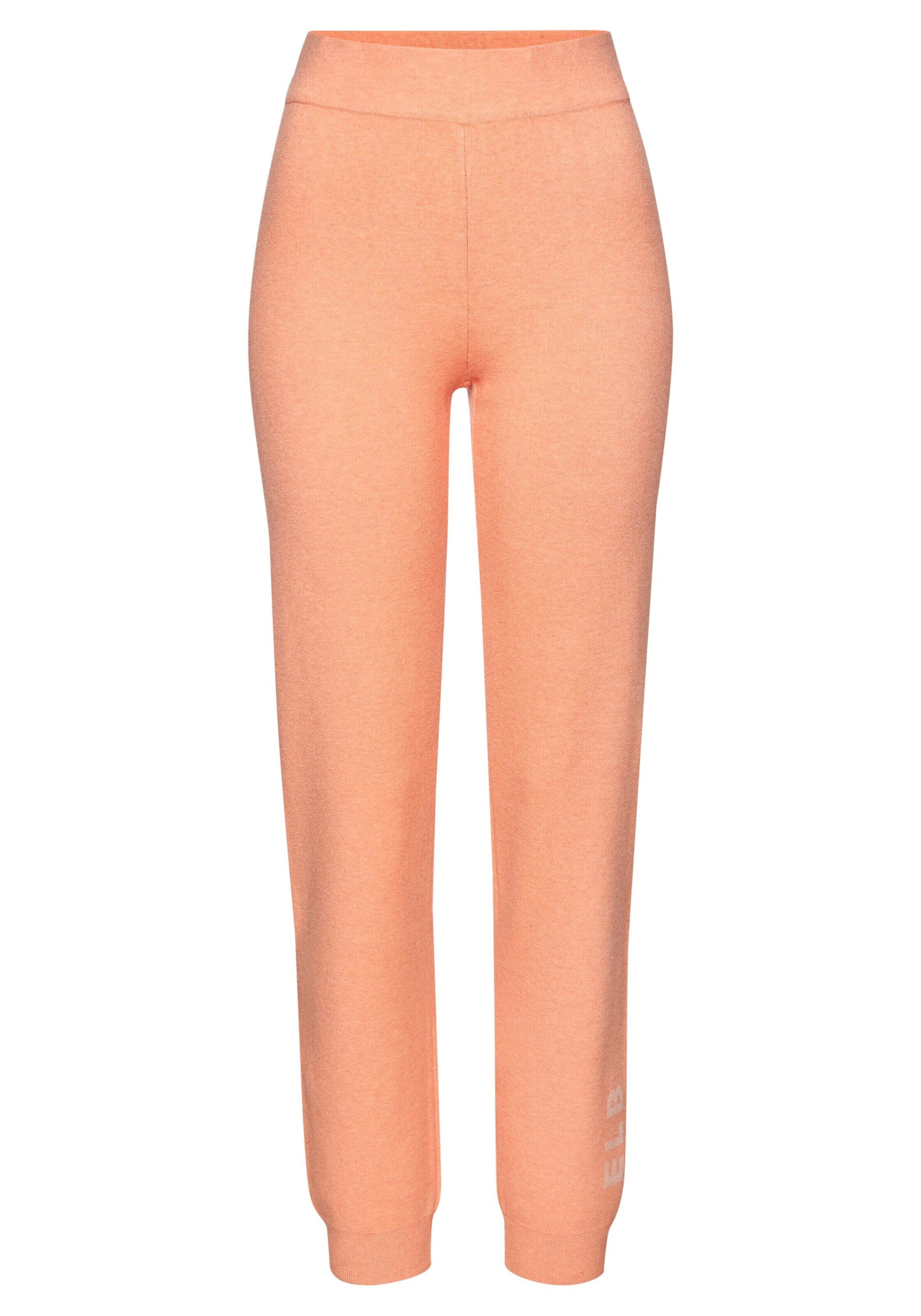 Elbsand Pants in Orange: front
