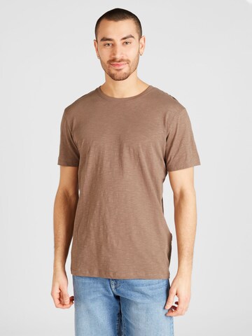 SELECTED HOMME Shirt 'ASPEN' in Brown: front