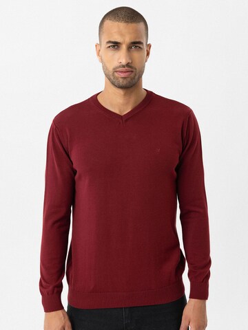 Pull-over Anou Anou en rouge : devant