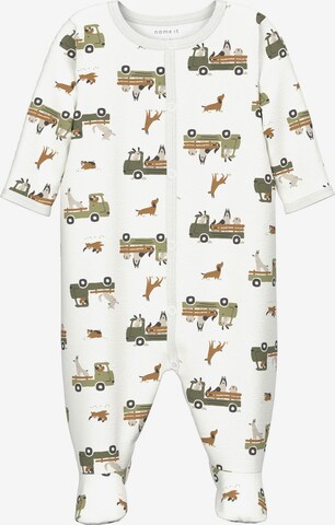 NAME IT Pajamas in White: front