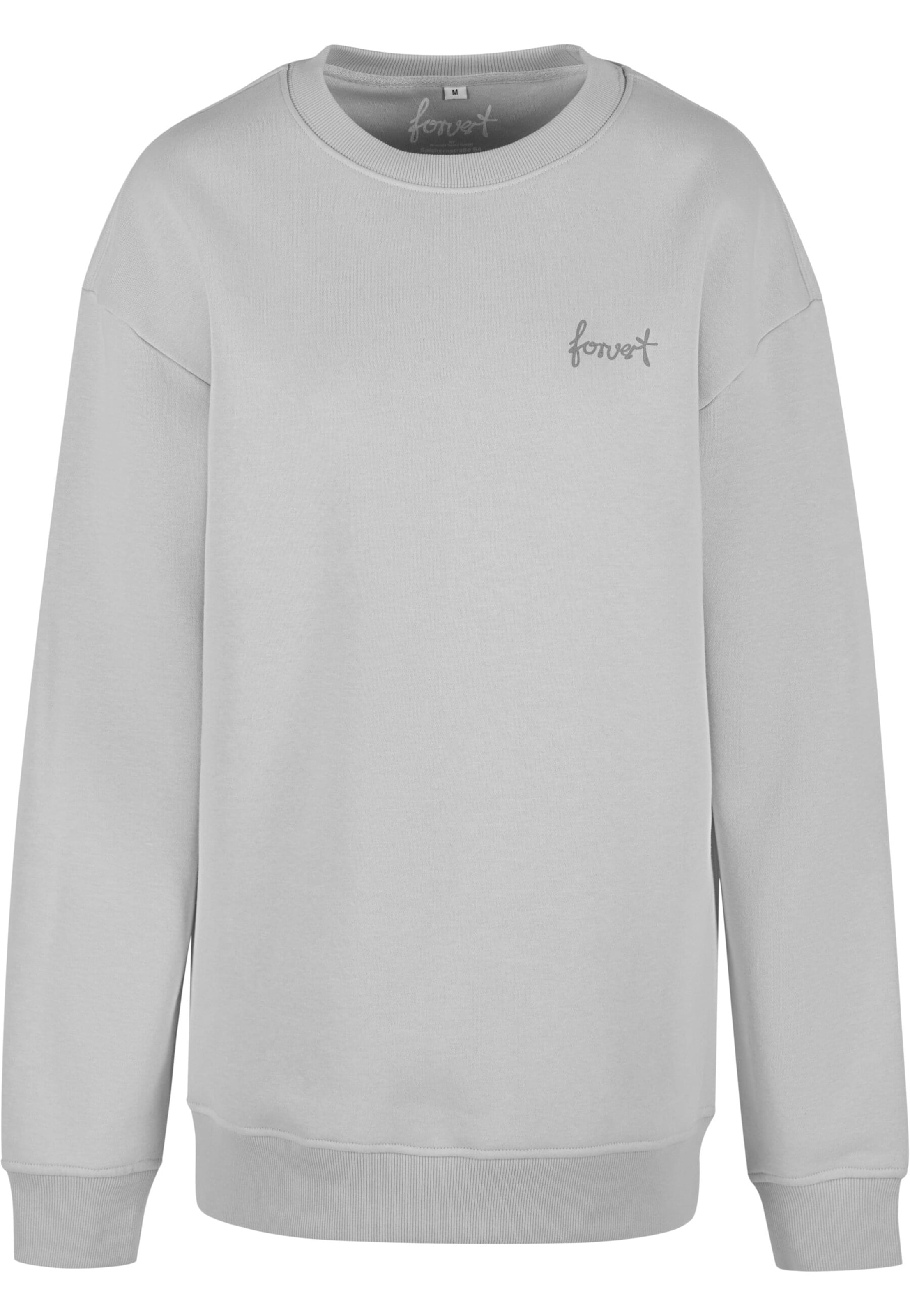 Sweat-shirt 'Crewn. Carlsbad' Forvert en gris : devant