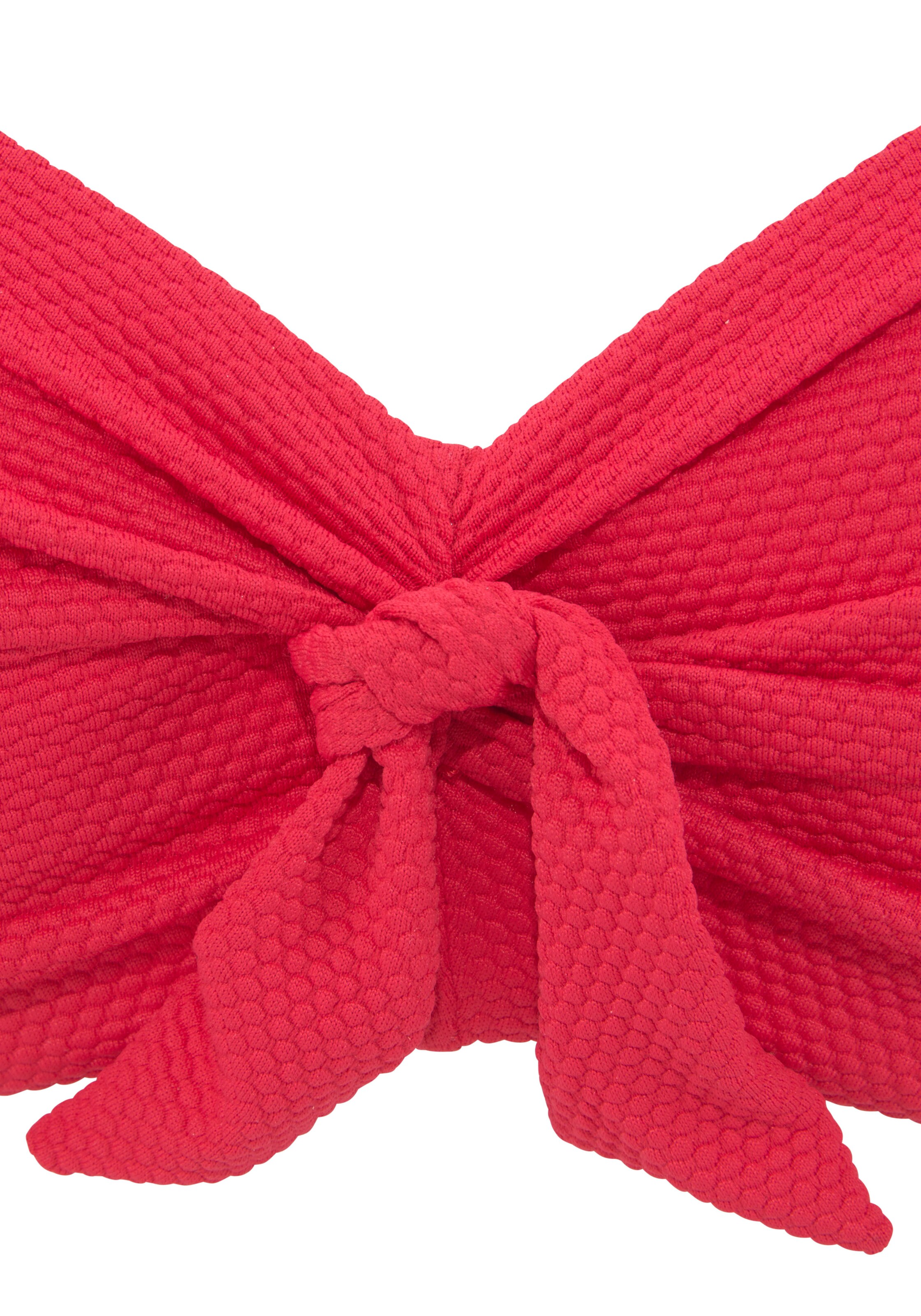 LASCANA - Balconet Top de bikini en rojo