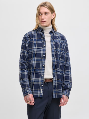 JACK & JONES Regular Fit Skjorte 'JPRBLUBROOK' i blå: forside