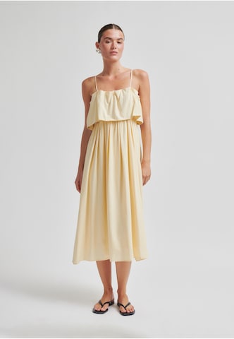 Robe d’été SECOND FEMALE en jaune : devant