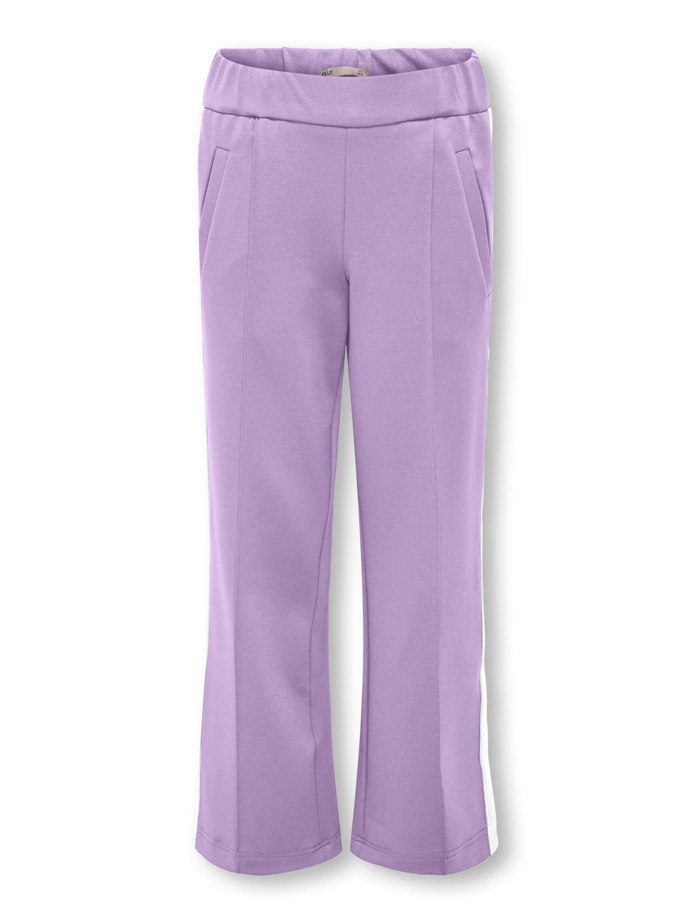 ONLY Baggy Trousers 'warm up' in Purple: front