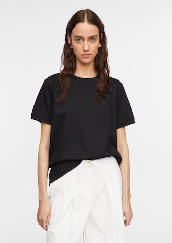 T-shirt COMMA en noir : devant