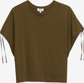 s.Oliver T-Shirt in Braun: Vorderseite