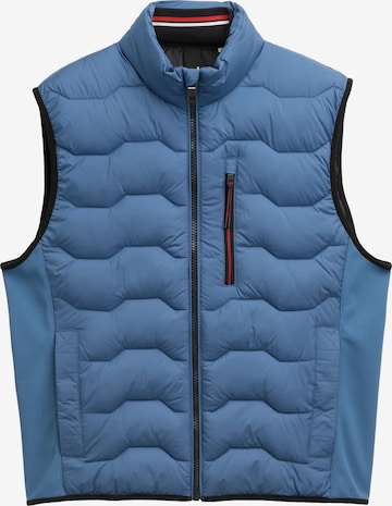 Gilet TOM TAILOR en bleu : devant