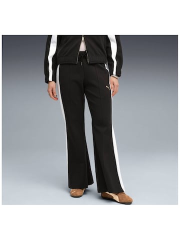 PUMA Regular Sports trousers 'T7' in Black