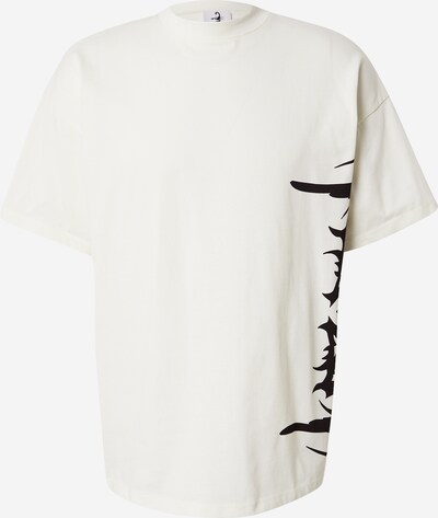Tricou 'Kim' VIERVIER pe alb murdar, Vizualizare produs