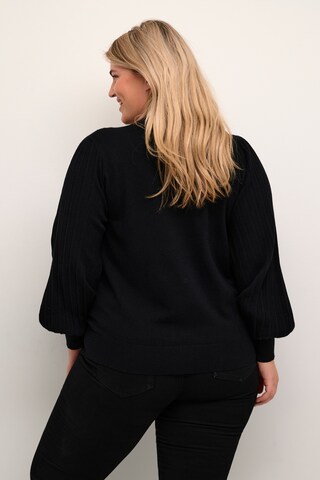 KAFFE CURVE Pullover 'Cloni' i sort