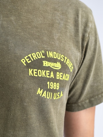 Petrol Industries T-shirt i grön