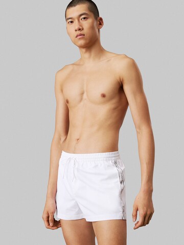 Calvin Klein Swimwear Zwemshorts in Wit