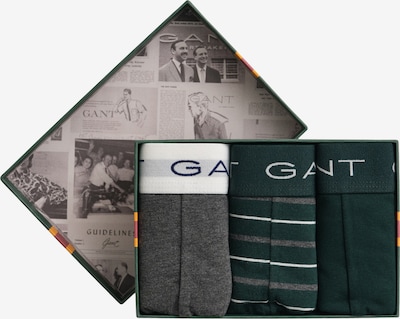 Boxer trumpikės iš GANT, spalva – tamsiai pilka / žalia / balta, Prekių apžvalga