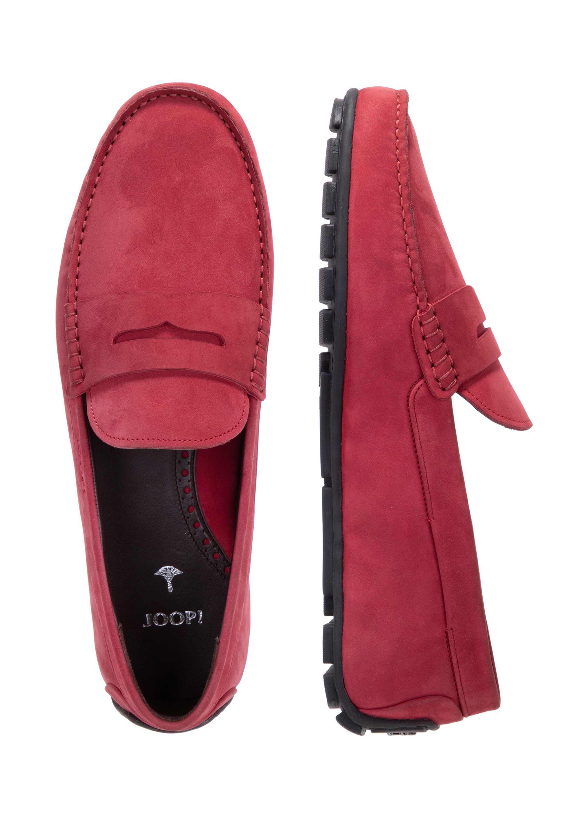 JOOP! Mocassins 'Piola Terras' in Rood
