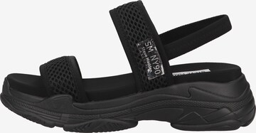 STEVE MADDEN Sandalen met riem in Zwart