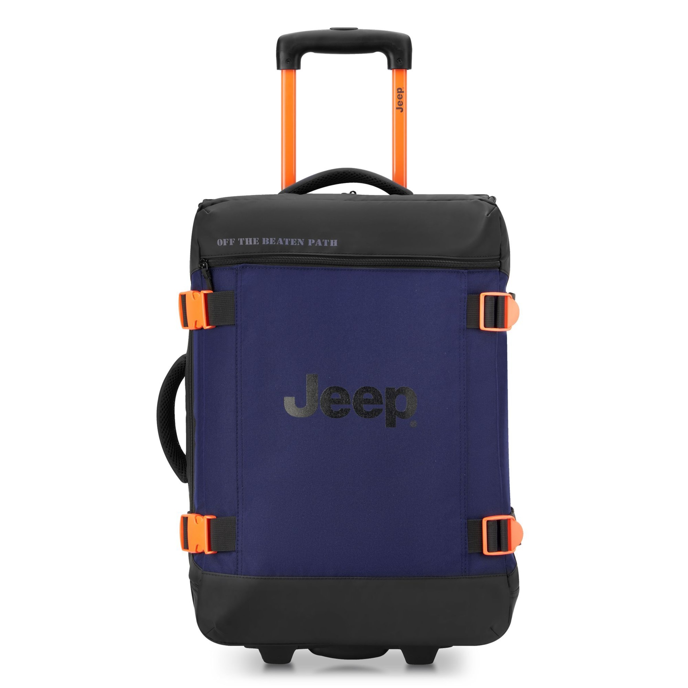 Trolley 'JS007C' di Jeep in blu: frontale