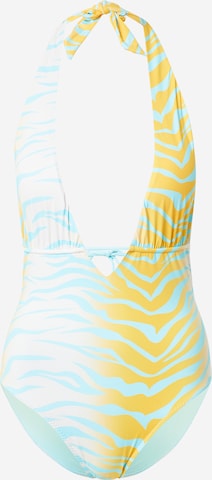 DELICATELOVE Triangle Swimsuit in Mixed colors: front