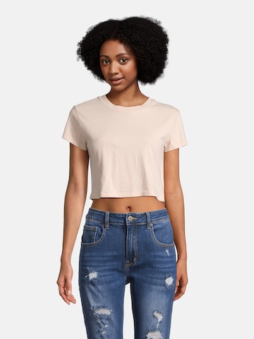 T-shirt AÉROPOSTALE en rose : devant